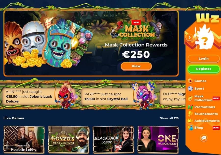 wazamba-casino-features