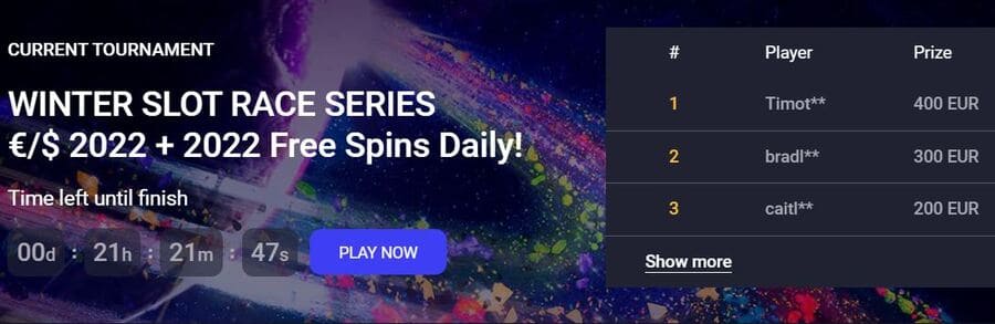 Woo Casino Tournaments