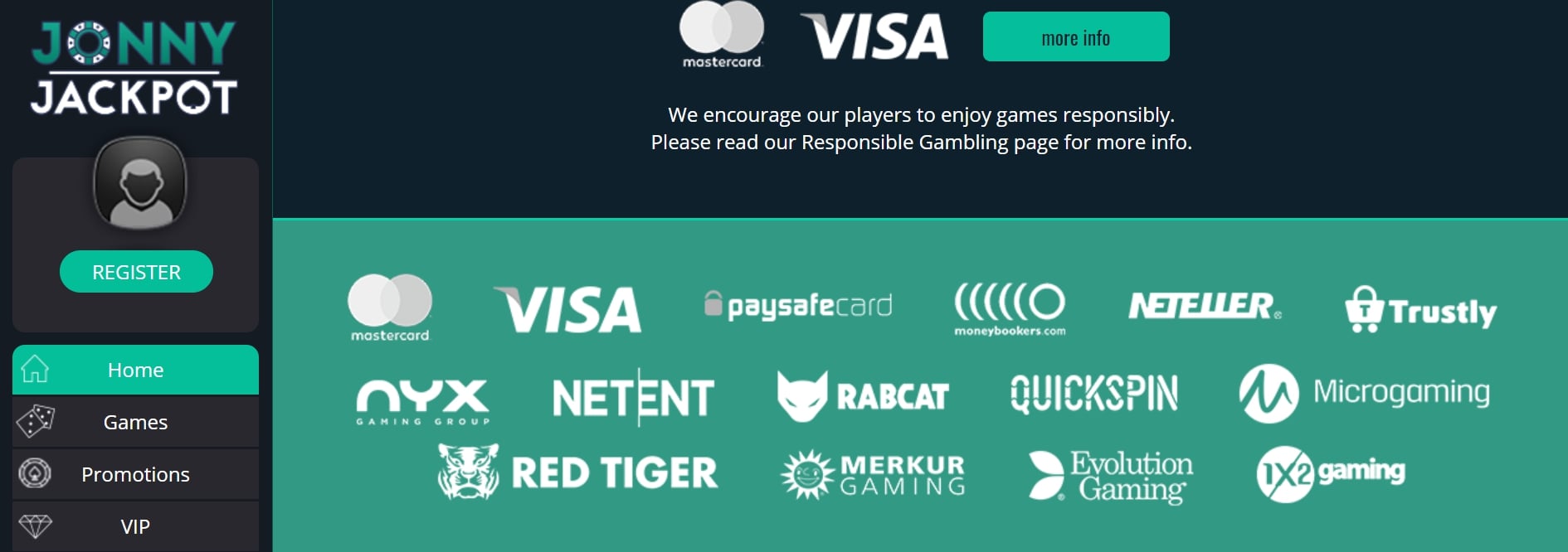 jonnyjackpot casino payments