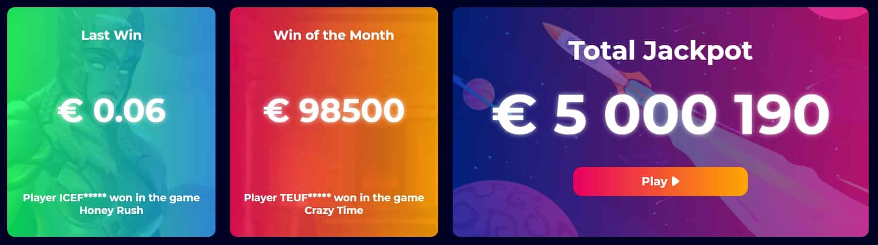 Cosmic slot Casino jackpots