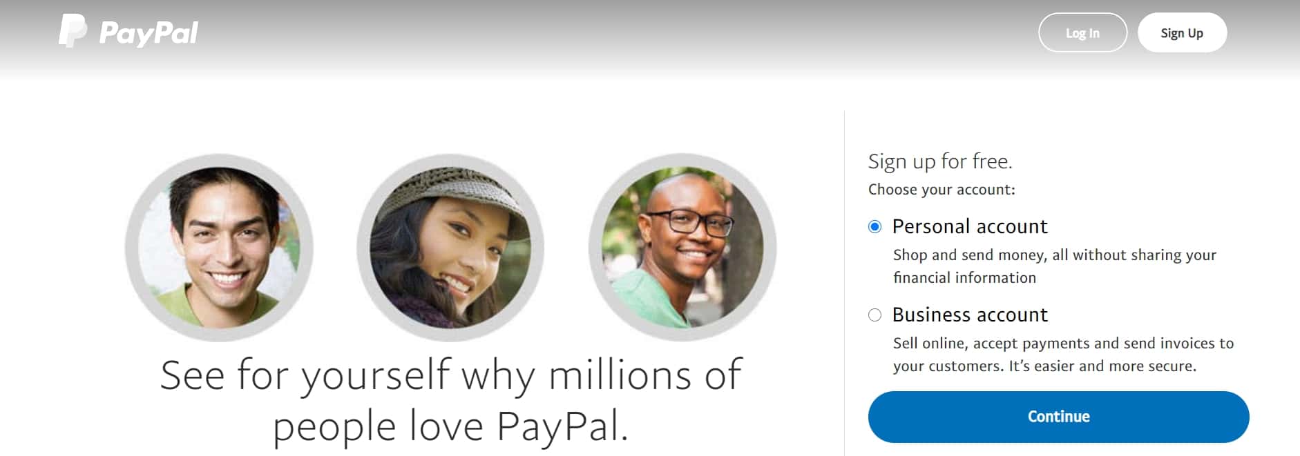 paypal casino account