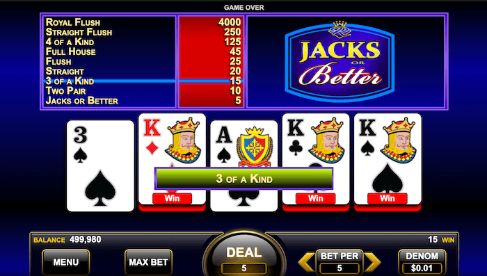 video poker nz