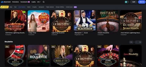 Skycrown Casino Live Casino