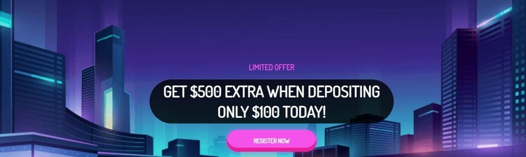 NeonVegas Casino Welcome bonus