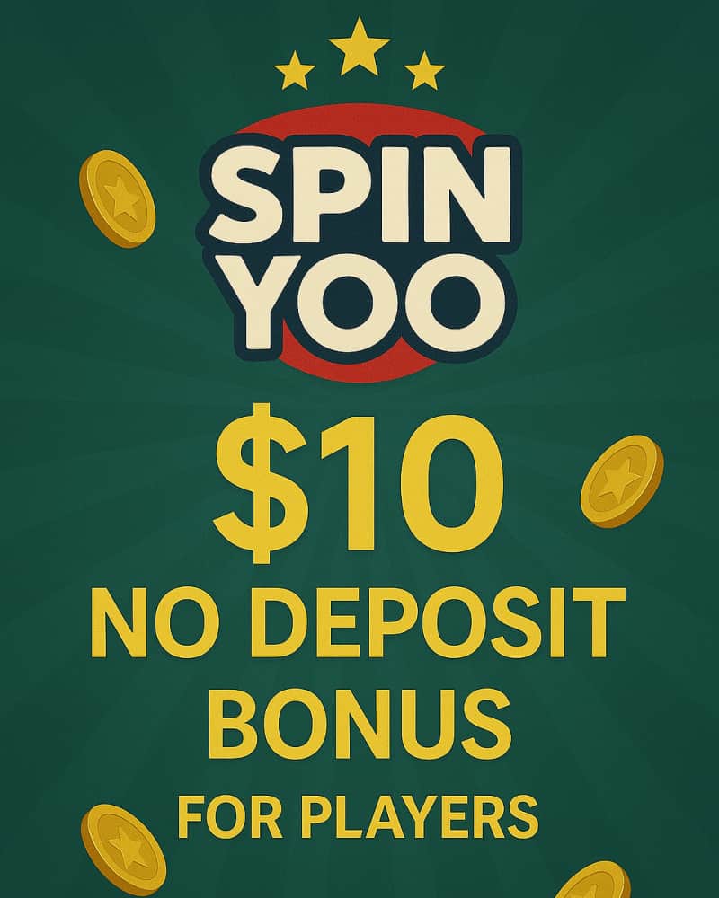 Spinyoo $10 No Deposit Bonus