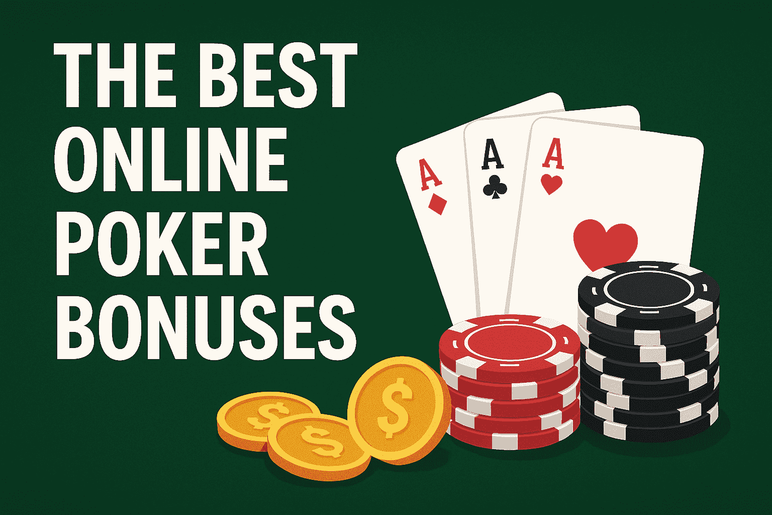 The Best Online Poker Bonuses in 2025